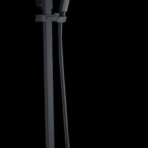 combine douche carrée ave mitigeur noire