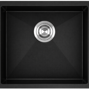 evier handmade 55X45 sous plan Noir MONACO