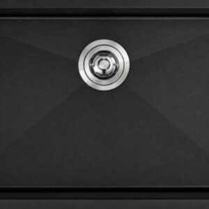 evier handmade 75X45 sous plan Noir MONACO